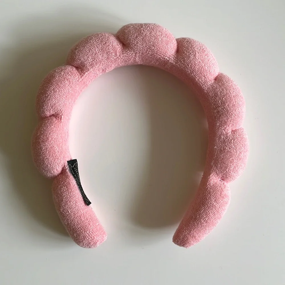 Pink braided headband